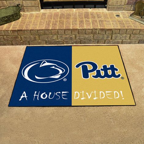House Divided - Penn State - Pittsburgh Collegiate House Divided Mat