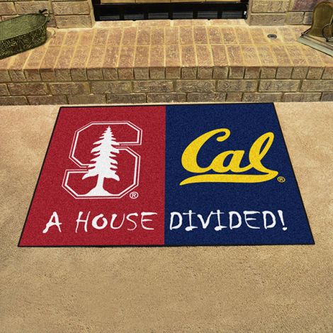 House Divided - Stanford - California Berkeley Collegiate House Divided Mat
