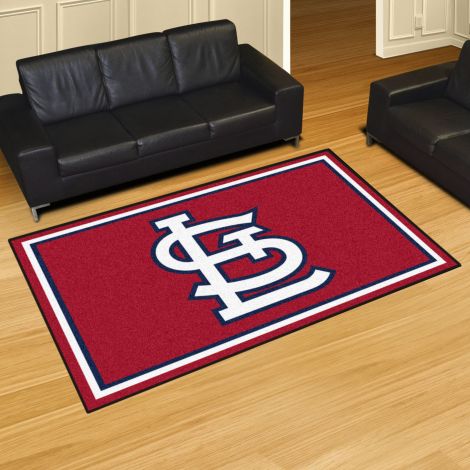 St. Louis Cardinals MLB 5x8 Plush Rugs