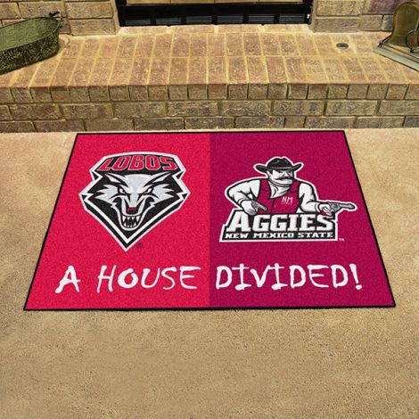 House Divided - New Mexico - New Mexico State Collegiate House Divided Mat