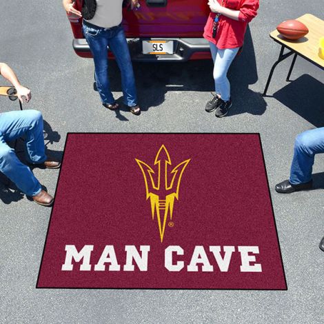 Arizona State University Pitchfork Collegiate Man Cave Tailgater Mat