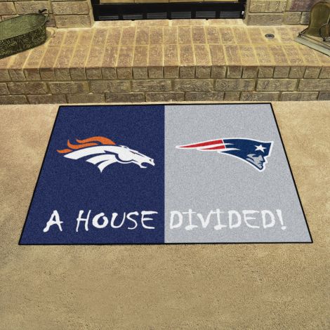 Broncos / Steelers MLB House Divided Mats