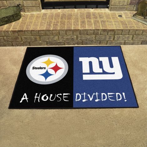 Steelers / Giants MLB House Divided Mats