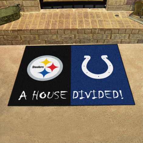 Steelers / Colts MLB House Divided Mats