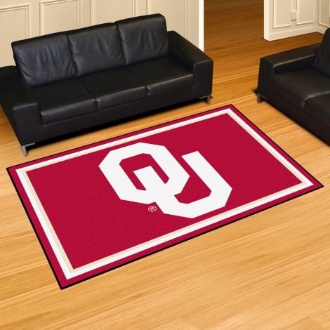 University of Oklahoma Collegiate 5x8 Plush Rug