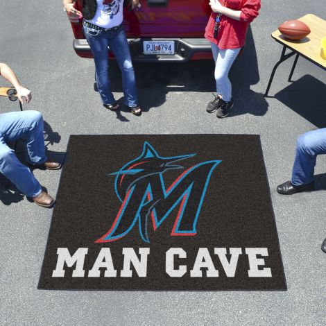 Miami Marlins MLB Man Cave Tailgater Mats