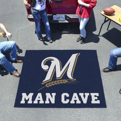 Milwaukee Brewers MLB Man Cave Tailgater Mats