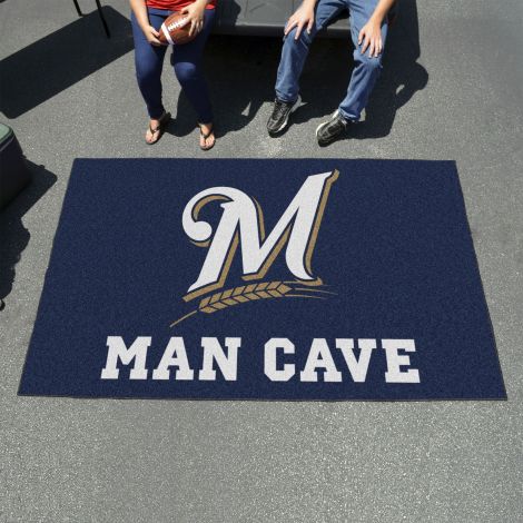 Milwaukee Brewers MLB Man Cave Ultimat Rectangular Mats