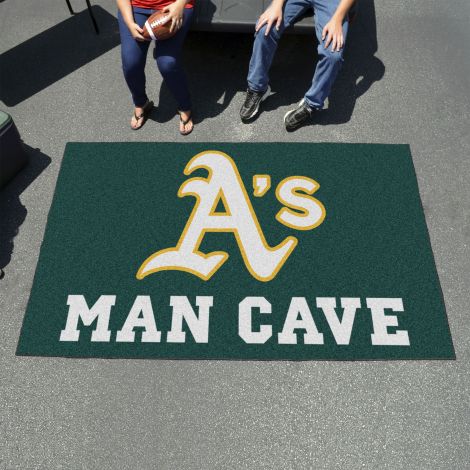 Oakland Athletics MLB Man Cave Ultimat Rectangular Mats