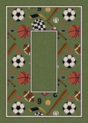 Good Sports Peridot Milliken Design Center Collection Area Rug