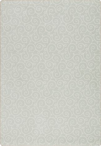 Lyrical Aqua Mist Imagine Figurative Collection Area Rug