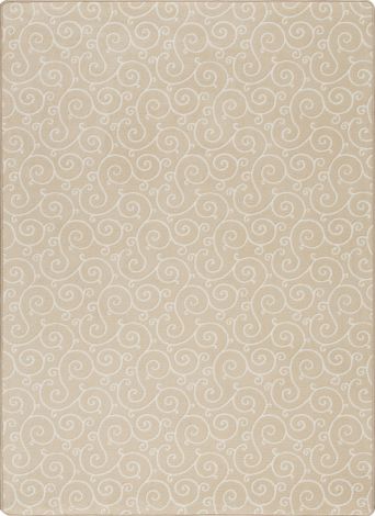 Lyrical Parchment Imagine Figurative Collection Area Rug