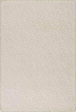 Lyrical Soft Ecru Imagine Figurative Collection Area Rug