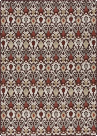 Marimba Eastern Ruby Imagine Figurative Collection Area Rug