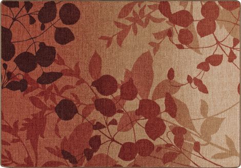 Nature'S Silhouette Sierra Red Mix & Mingle Collection Area Rug
