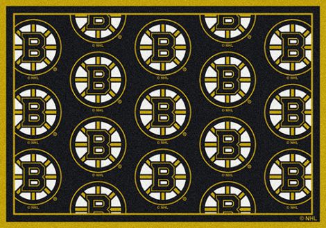 Boston Bruins NHL Team Repeat Rug