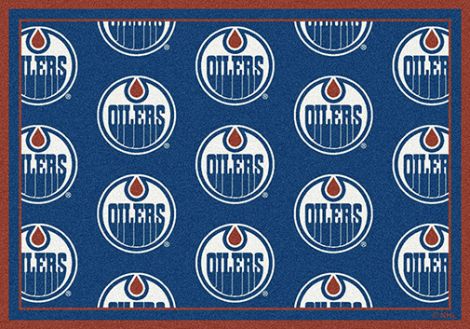 Edmonton Oilers NHL Team Repeat Rug
