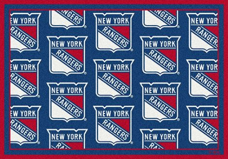 New York Rangers NHL Team Repeat Rug