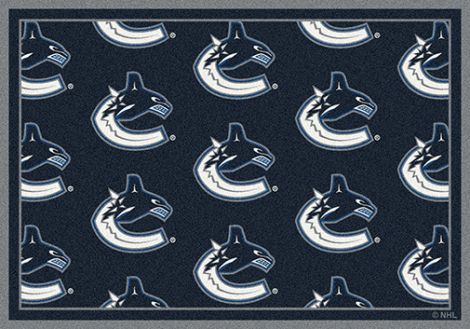 Vancouver Canucks NHL Team Repeat Rug