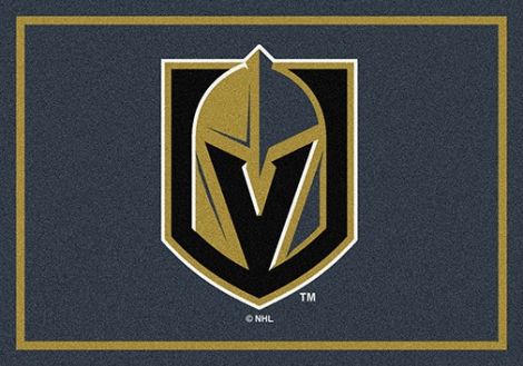 Vegas Golden Knights NHL Team Repeat Rug