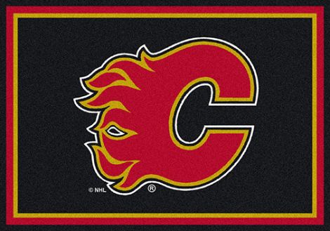 Calgary Flames NHL Team Spirit Rug