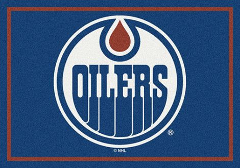 Edmonton Oilers NHL Team Spirit Rug