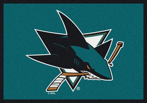 San Jose Sharks NHL Team Spirit Rug