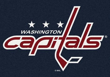 Washington Capitals NHL Team Spirit Rug