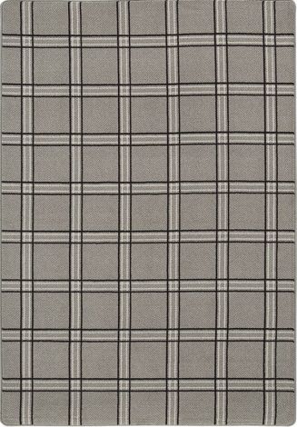 Pane Plaid Black Tweed Imagine Figurative Collection Area Rug