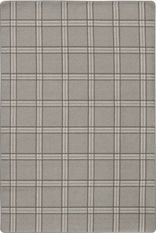Pane Plaid Fossil Imagine Figurative Collection Area Rug