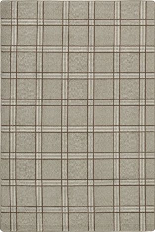 Pane Plaid Jute Imagine Figurative Collection Area Rug