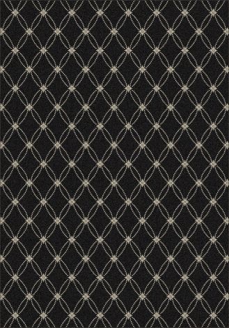 Pearl Lattice Velvet Imagine Figurative Collection Area Rug
