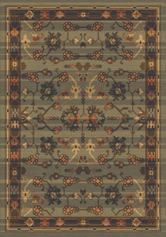 Sharak Mossy Kashmiran Pastiche Collection Area Rug