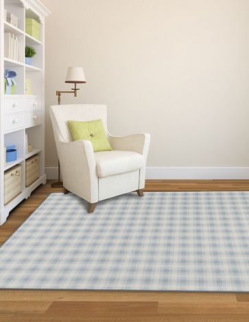 Shortstop Bluebell Imagine Figurative Collection Area Rug